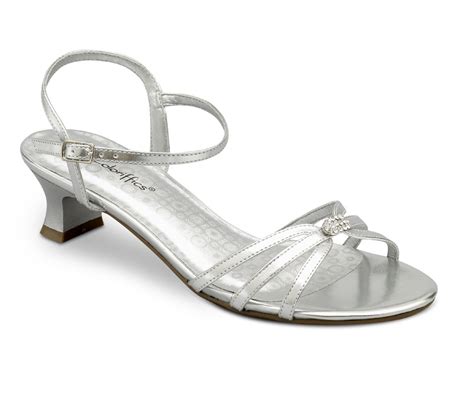 silver metallic shoes low heel